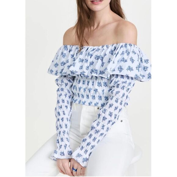 NWT Caroline Constas Lydia Top - Picture 1 of 8